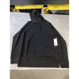 Gaiam Mens Lotus OB Hoodie Black Fitness Slim Fit Pullover GAM241HD02010 Size M